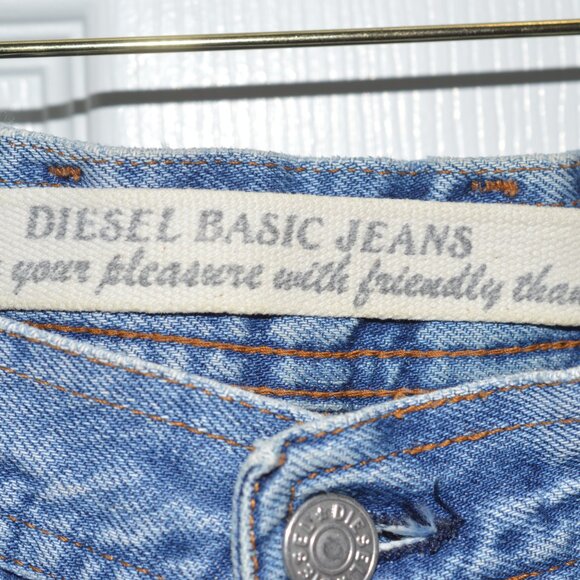 VINTAGE LADIES DIESEL SADDLE JEANS MADE IN ITALY SIZE 36 - Picture 3 of 6